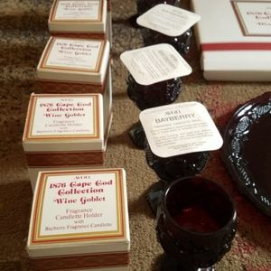 1876 cape cod Wine goblets